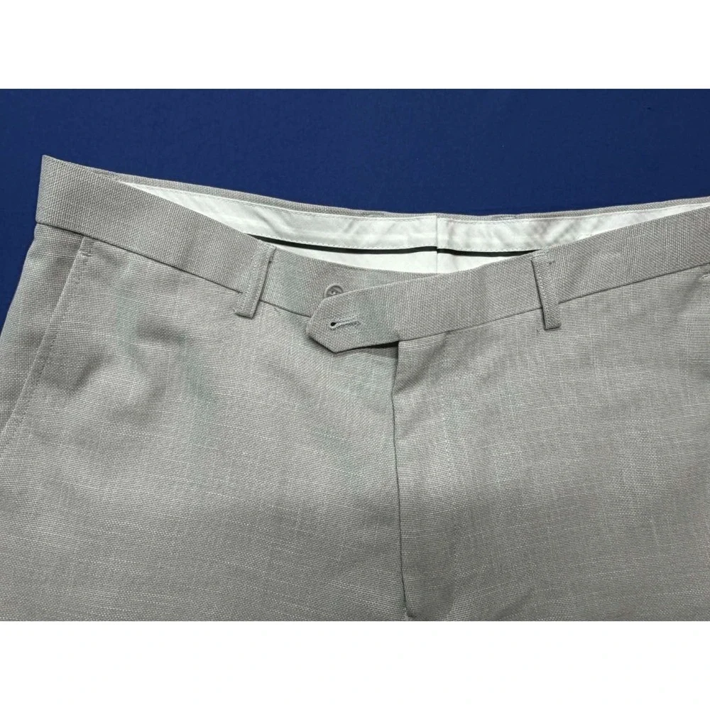 Vintage NWT Falcone Suit‎ Dress Pants Model BUD 2PC Gray Size 44R W38
